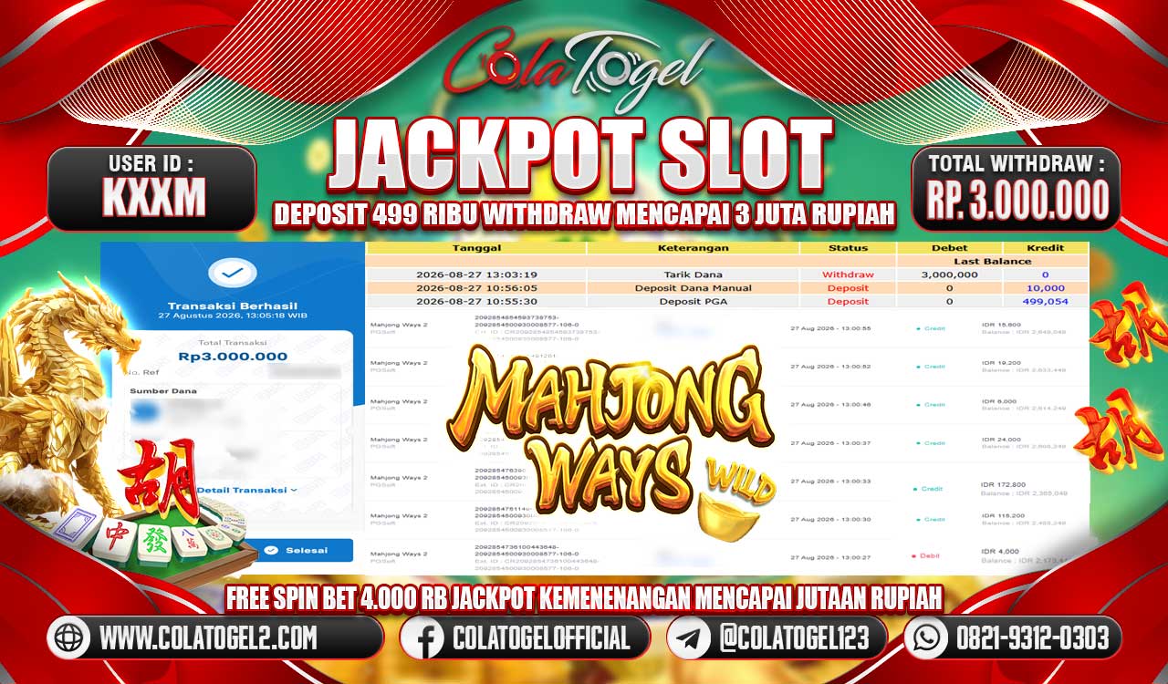 JACKPOT SLOT GACORR!!