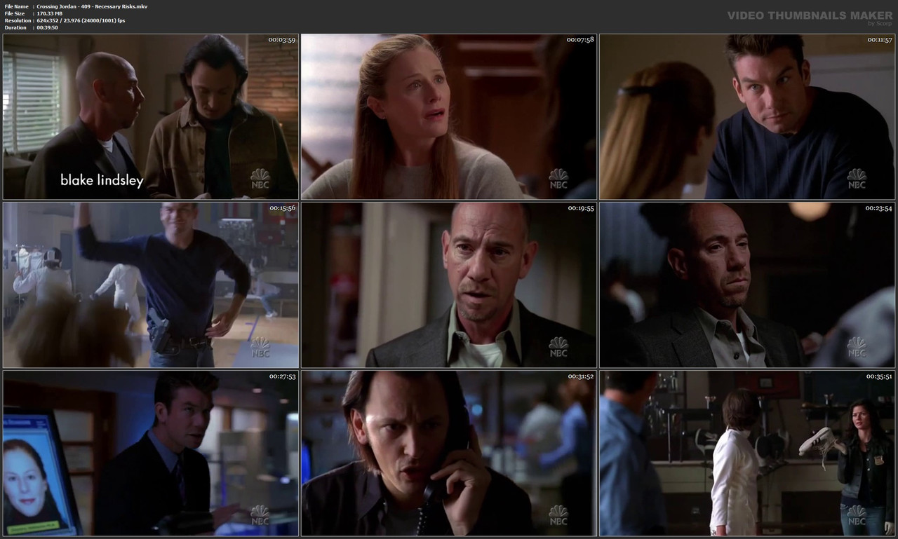 Crossing Jordan - 409 - Necessary Risks.mkv