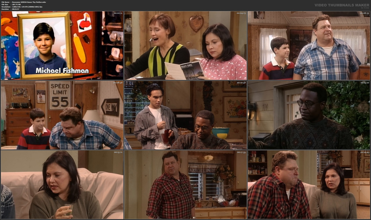 Roseanne S09E04 Honor Thy Mother.mkv