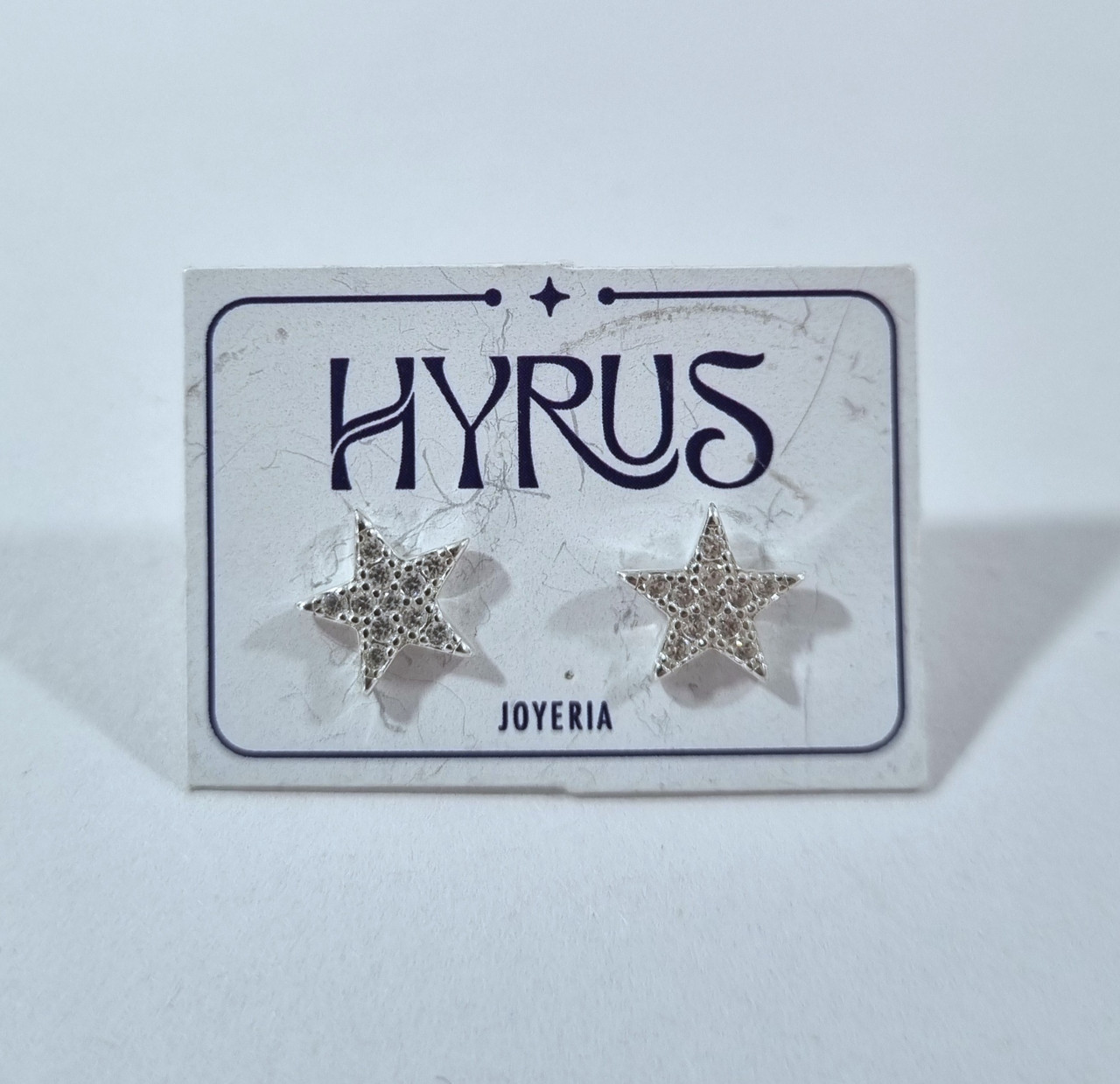 Aretes estrella rellena #00214