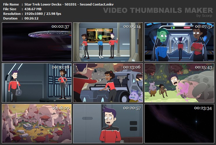 Star Trek Lower Decks - S01E01 - Second Contact.mkv
