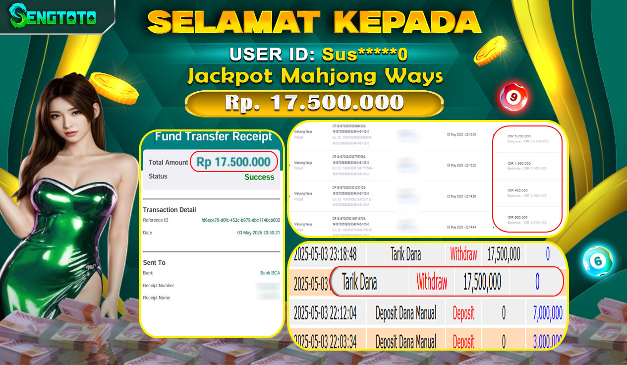 BUKTI PEMBAYARAN SLOT MAHJONG WAYS