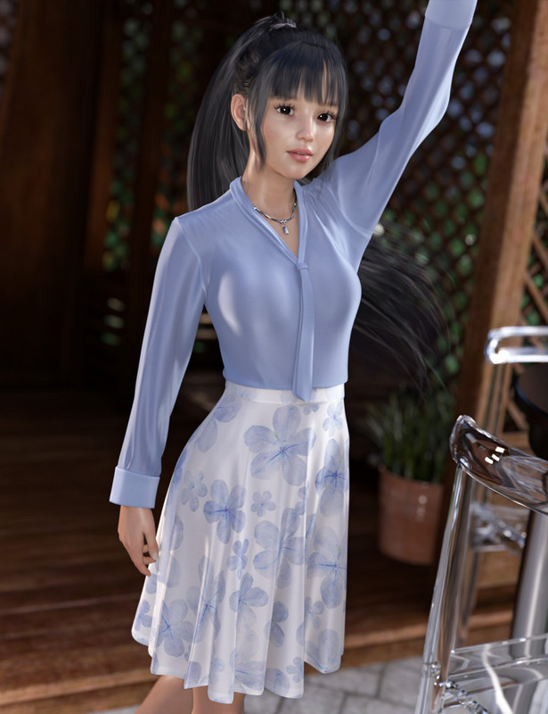 dForce Sumire Outfit for Genesis 8 and 8.1 Females dForce Sumire Outfit for Genesis 8 and 8.1 Females