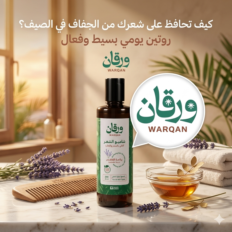 العناية بالشعر في الصيف