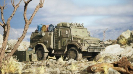 "Nomad" Combat Vehicle 3D Model