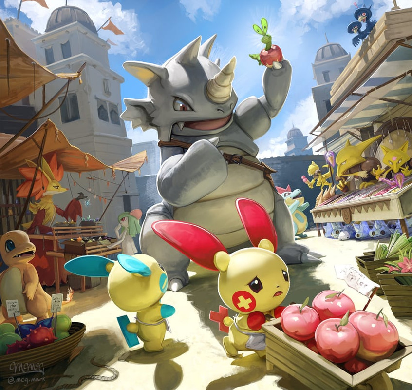 charmander-kirlia-plusle-minun-murkrow-a