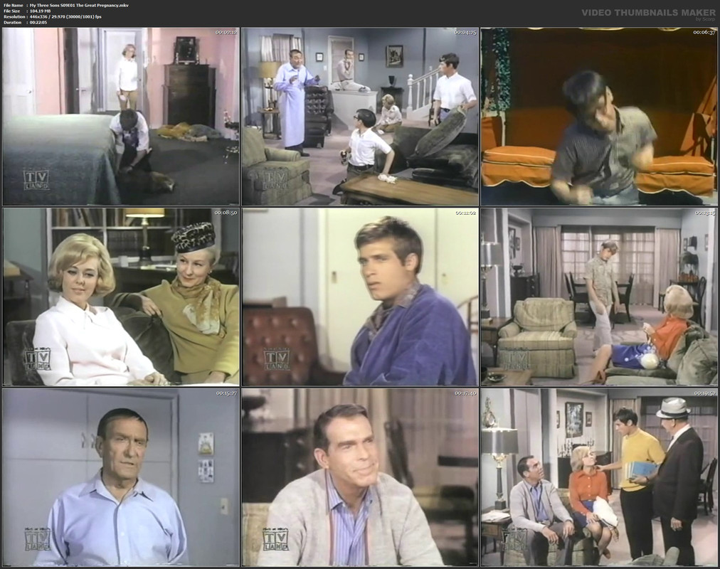 My Three Sons S09E01 The Great Pregnancy.mkv