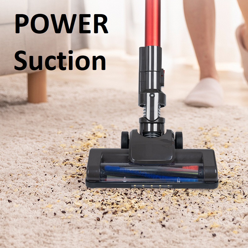 OSUKI Cordless Wireless Vacuum Cleaner S7 (7 in 1) Red PGMall