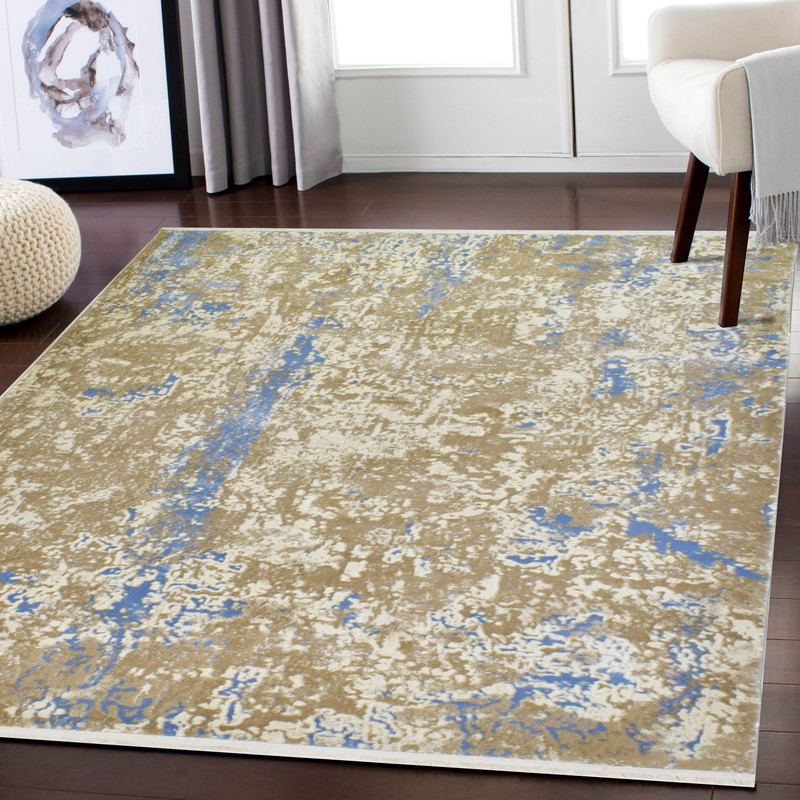 Amalia Distressed Medallion Area Rug — Postimages