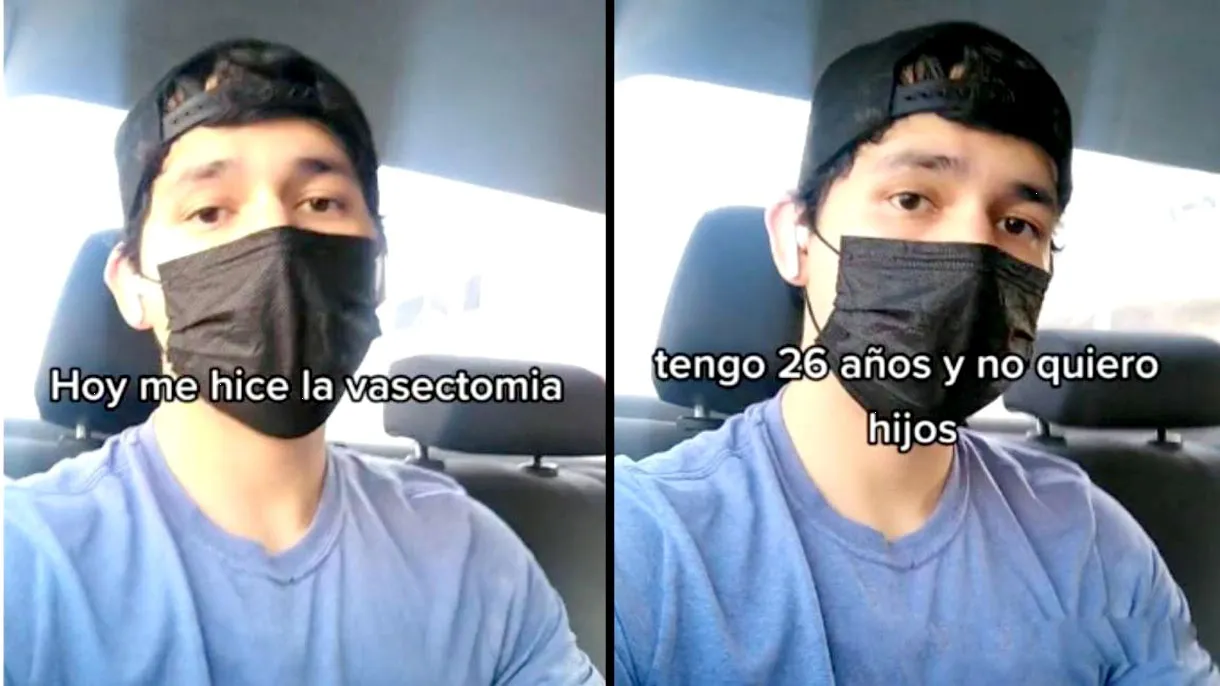 Joven se hace la vasectomía a los 26 años y cuenta su experiencia en TikTok