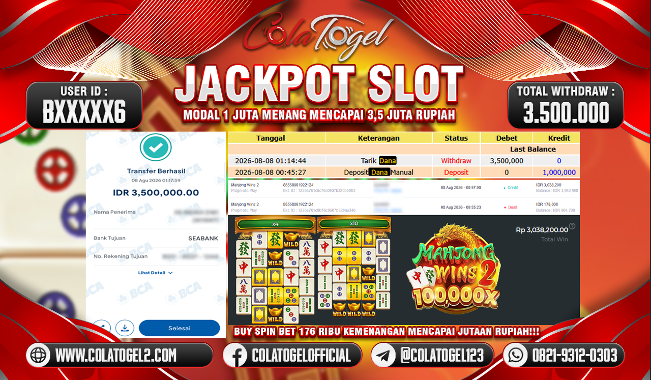 JACKPOT SLOT GACOR!!