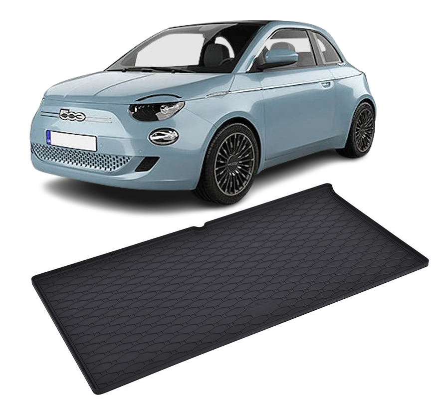 Tavita auto FIAT 500e 2021-prezent, protectie portbagaj, Cri-Flo, din cauciuc 100%, compatibil cu autoturismul FIAT 500e