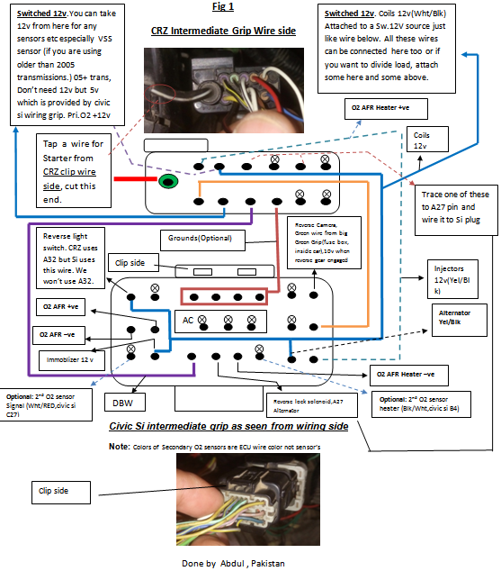 Abdul's k24 or k20 Swap build/Guide with Complete Wiring diagrams ...