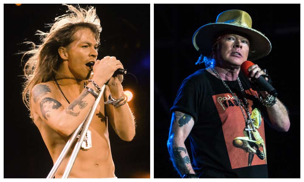 Axl Rose, el vocalista de Guns N' Roses, cumple 60 años de vida