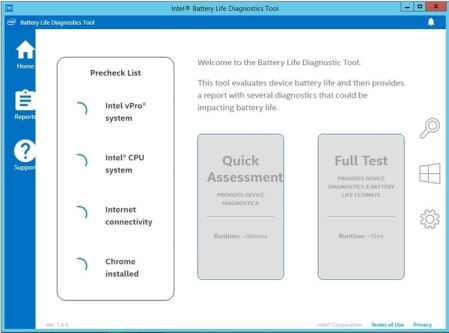 Intel Battery Life Diagnostic Tool 1.0.5