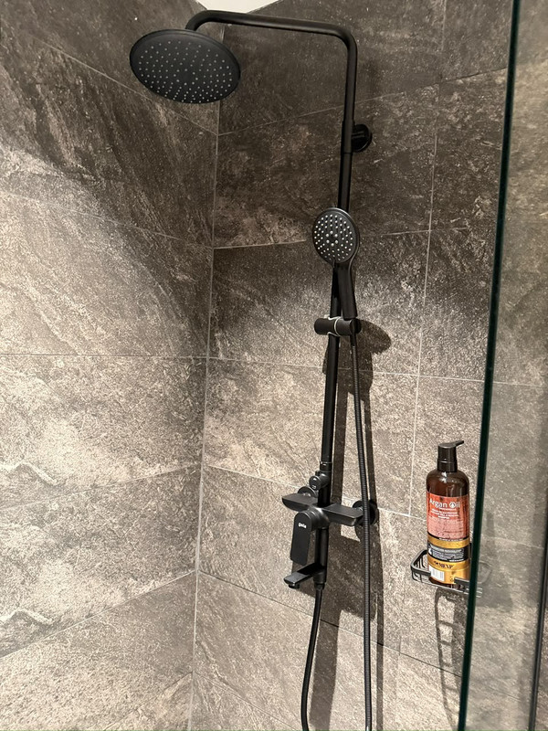 Rainfall Matte Black Shower