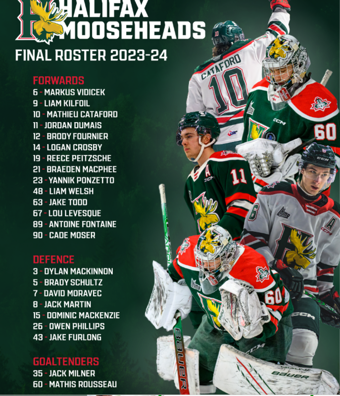 mooseheads final roster