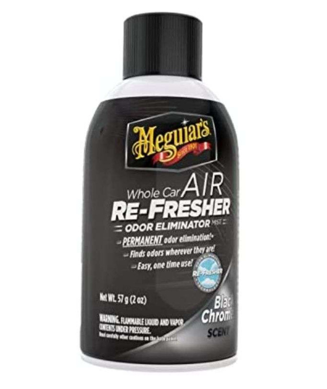 Amazon Meguiar's Oficial Air Re-Fresher Eliminador De Olores Black Chrome 