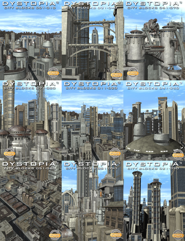 Dystopia City Blocks