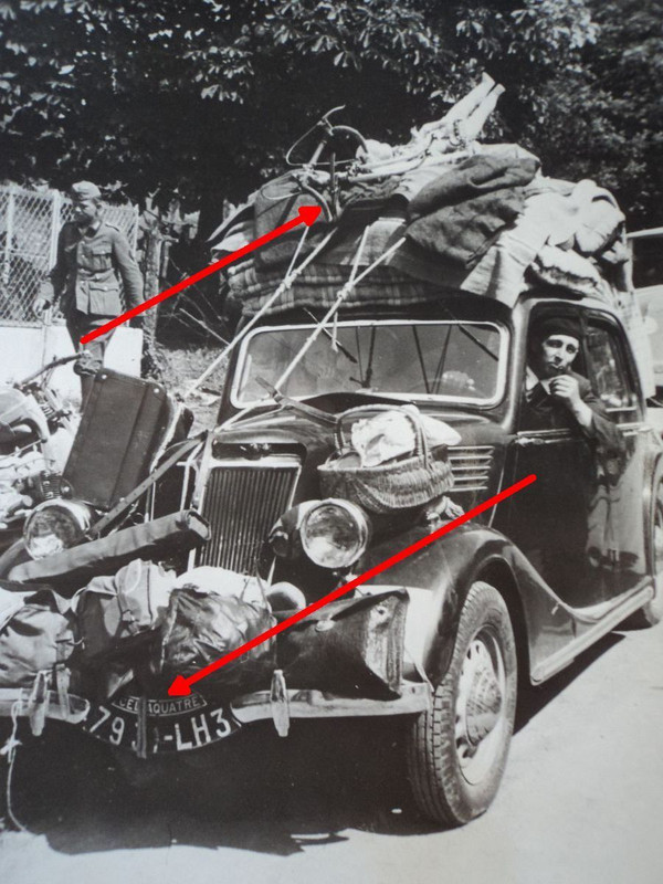 FRANZÖSISCHER FLÜCHTLING KEHRT ZURÜCK, Zivilist 