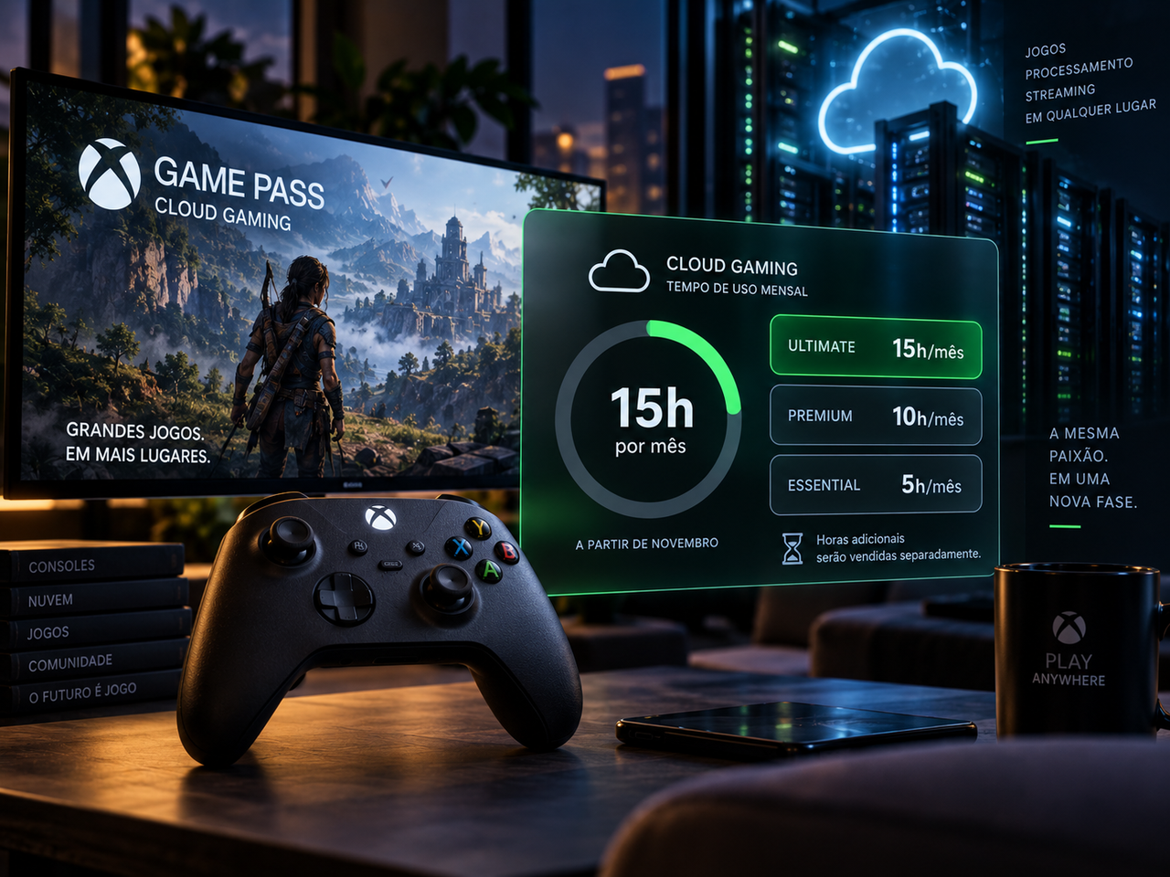 Xbox Game Pass limitará jogos na nuvem a 15 horas por mês e muda a lógica do Cloud Gaming