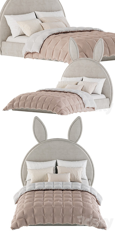 Baby bed with ears