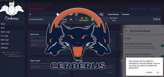Cerberus V2 Android Botnet Cracked