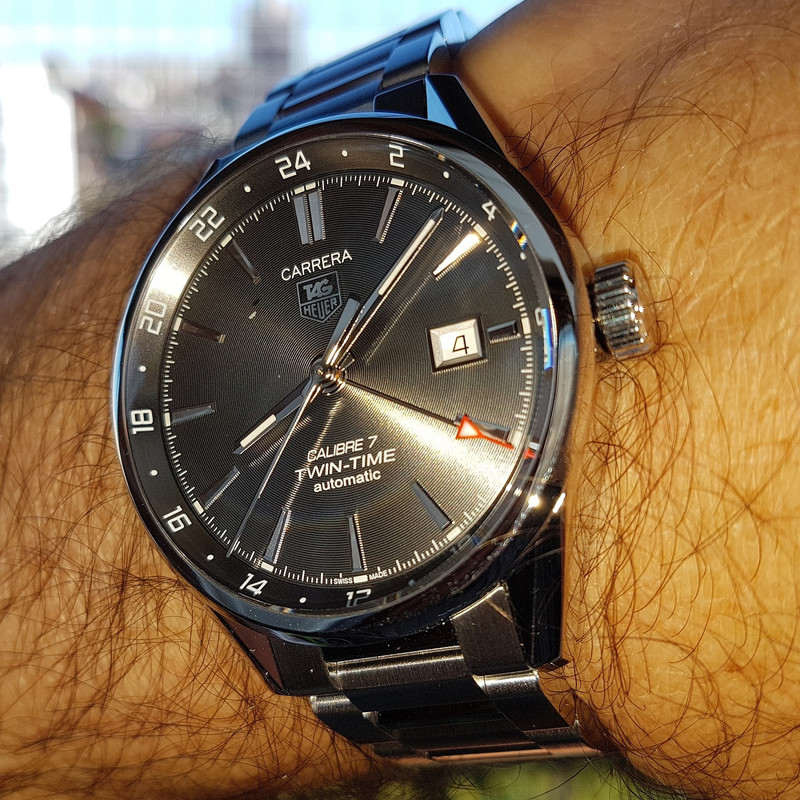 Tag Heuer Carrera Twin Time 41mm Caliber 7 WAR2012 (2)