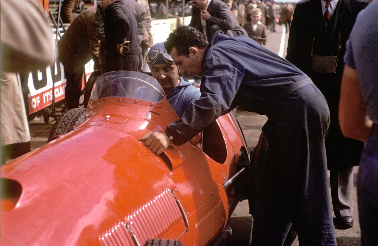 GPL GILBERT 1951 BRITISH GP VILLORESI FERRARI 375