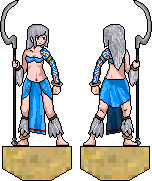 PRINTABLE 28MM PIXEL PAPER MINIATURE - DISNEY ATLANTIS FEMALE WA