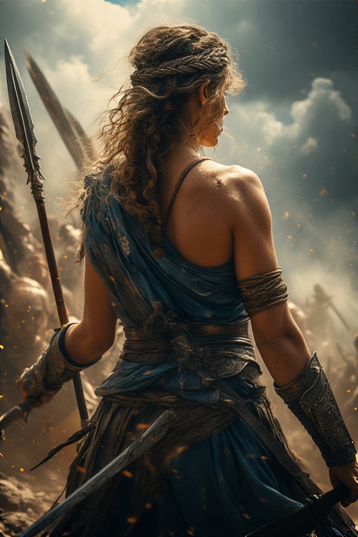 Greek-Warrior-Female-Spears-Sw-11