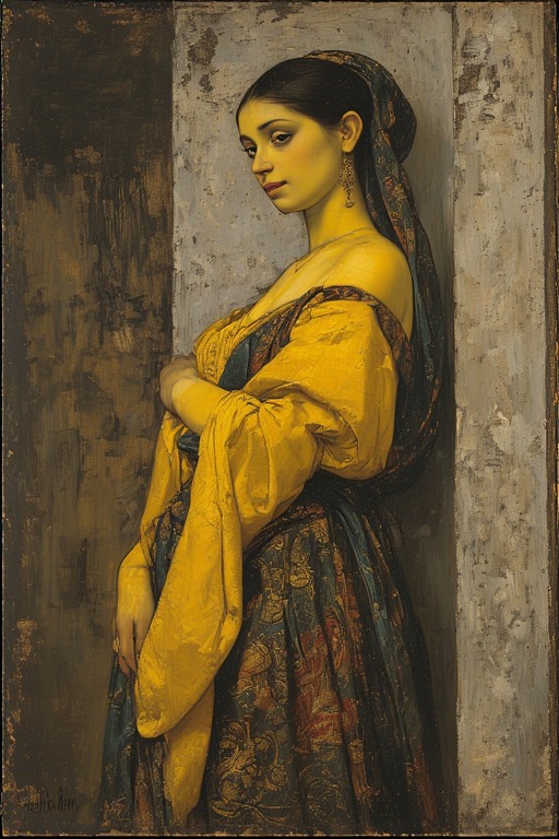 a-painting-of-a-woman-standing-(4)