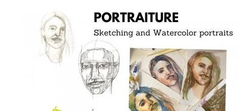 Portraiture - Sketching and Watercolor portraits