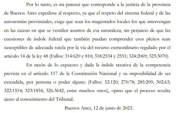 DICTAMEN