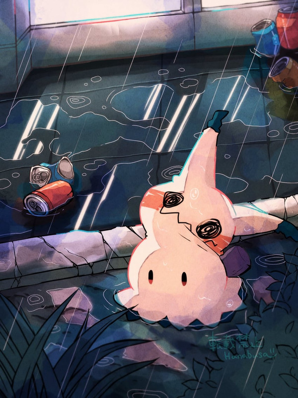 mimikyu-pokemon-drawn-by-hanabusaoekaki-