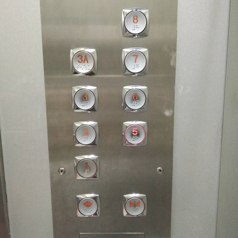 Ilustrasi tombol lift