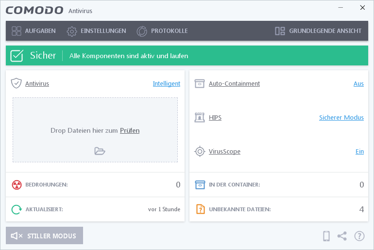 COMODO-Antivirus-12-0-0-6870-Hauptfenste