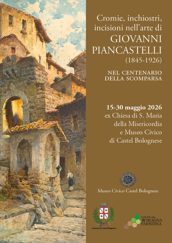 Castel Bolognese celebra Giovanni Piancastelli nel centenario della scomparsa. Dal 15 maggio la mostra “Cromie, inchiostri, incisioni”