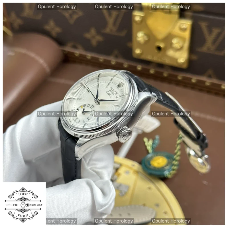 Rolex Cellini Dual Time 50529 Replica - Swiss-Made, 39mm, White Dial