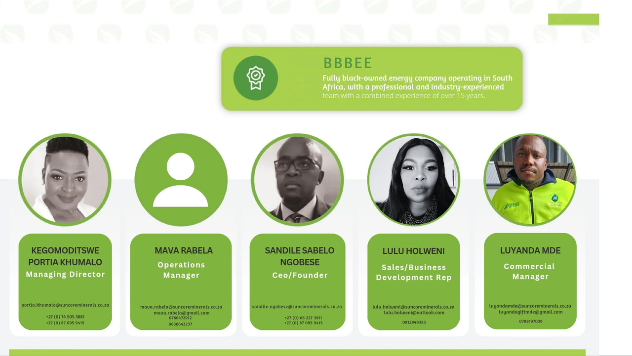 Suncore Minerals & Energy Team