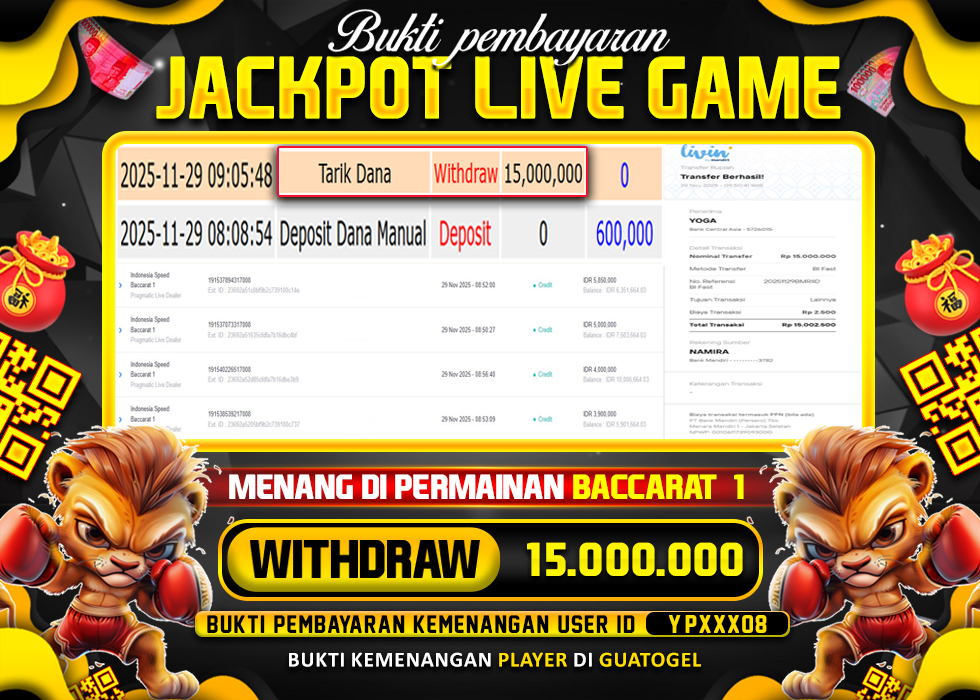 BUKTI JACKPOT LUNAS GUATOGEL