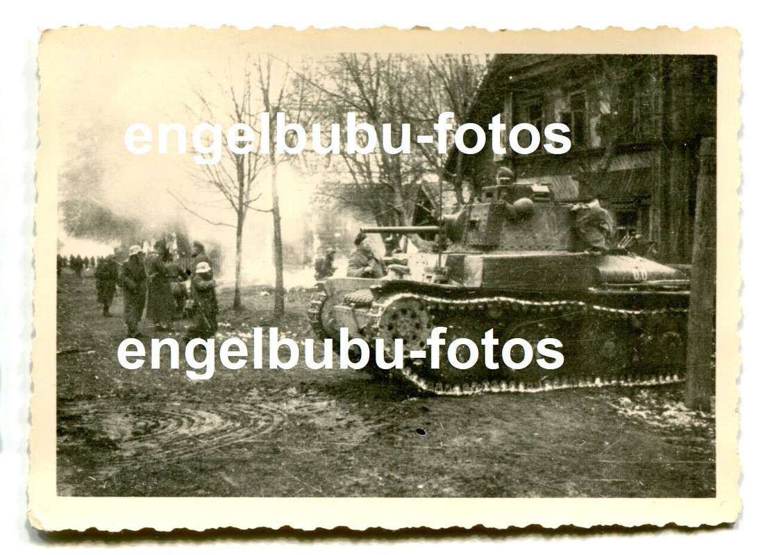 FOTO - PANZER - Selt. Panzer 38(t) - Einsatz LW-Männer - LW-Felddivision
