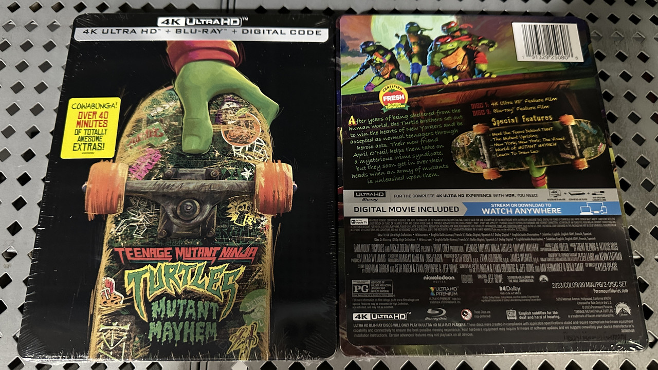 Teenage Mutant Ninja Turtles: Mutant Mayhem 4K UHD (2023) - Page 2 -  Blu-ray Forum