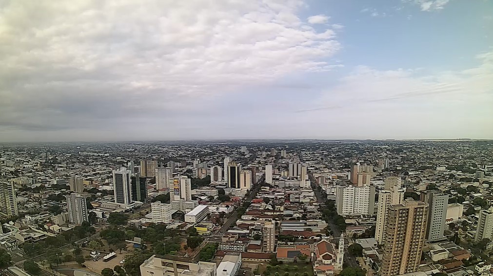 Campo Grande nesta manhã de terça-feira