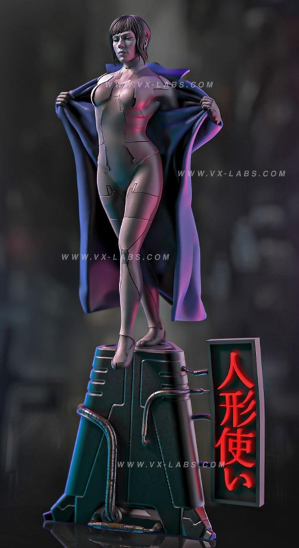 Major Motoko – Scarlett Johansson – Megha L – 3D Print Model