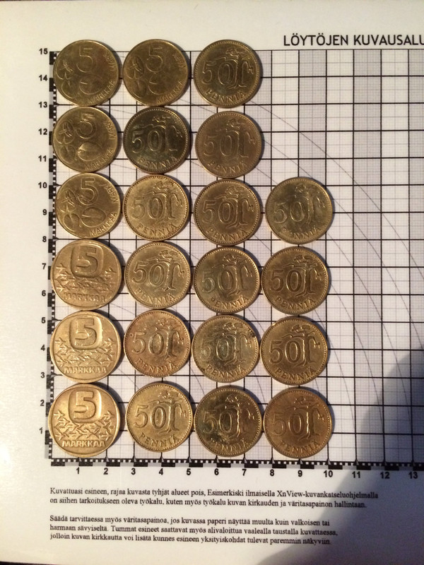 loma kuvia ja kolikkoja 500