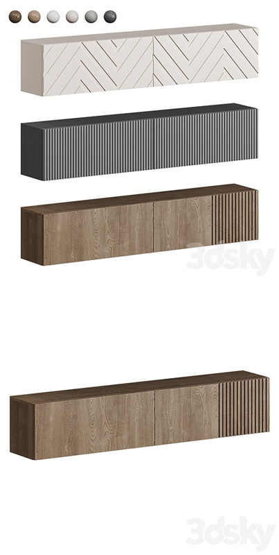 Hanging TV stand Puzzlemebel