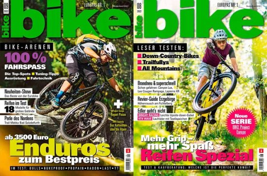Cover: Bike Das Mountainbikemagazin No 08+09 August+September 2022