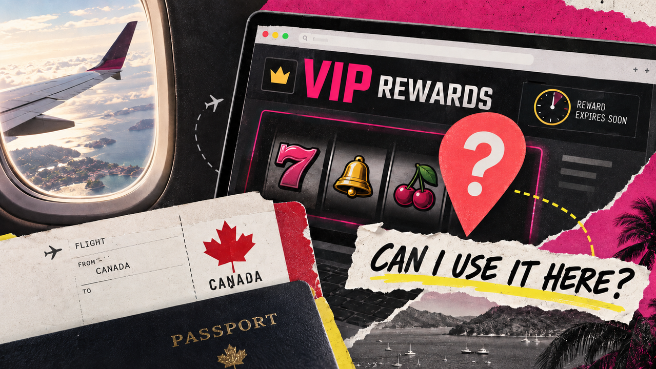 Using Canadian online casino VIP rewards while travelling abroad