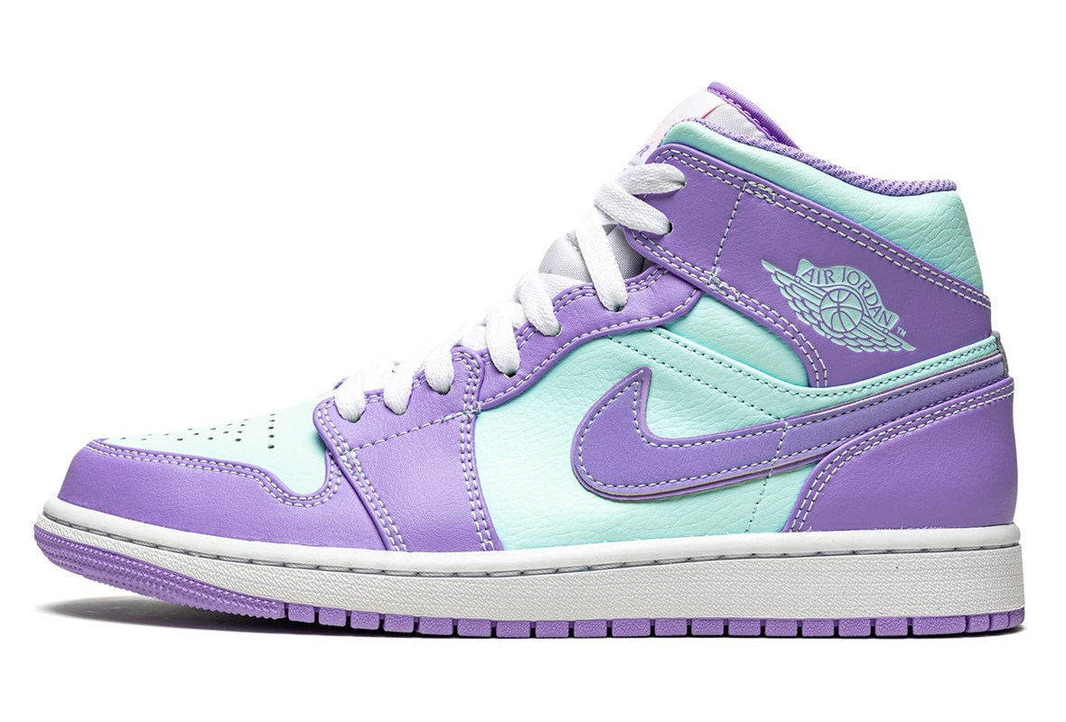Nike Air Jordan 1 Mid "Purple Aqua"